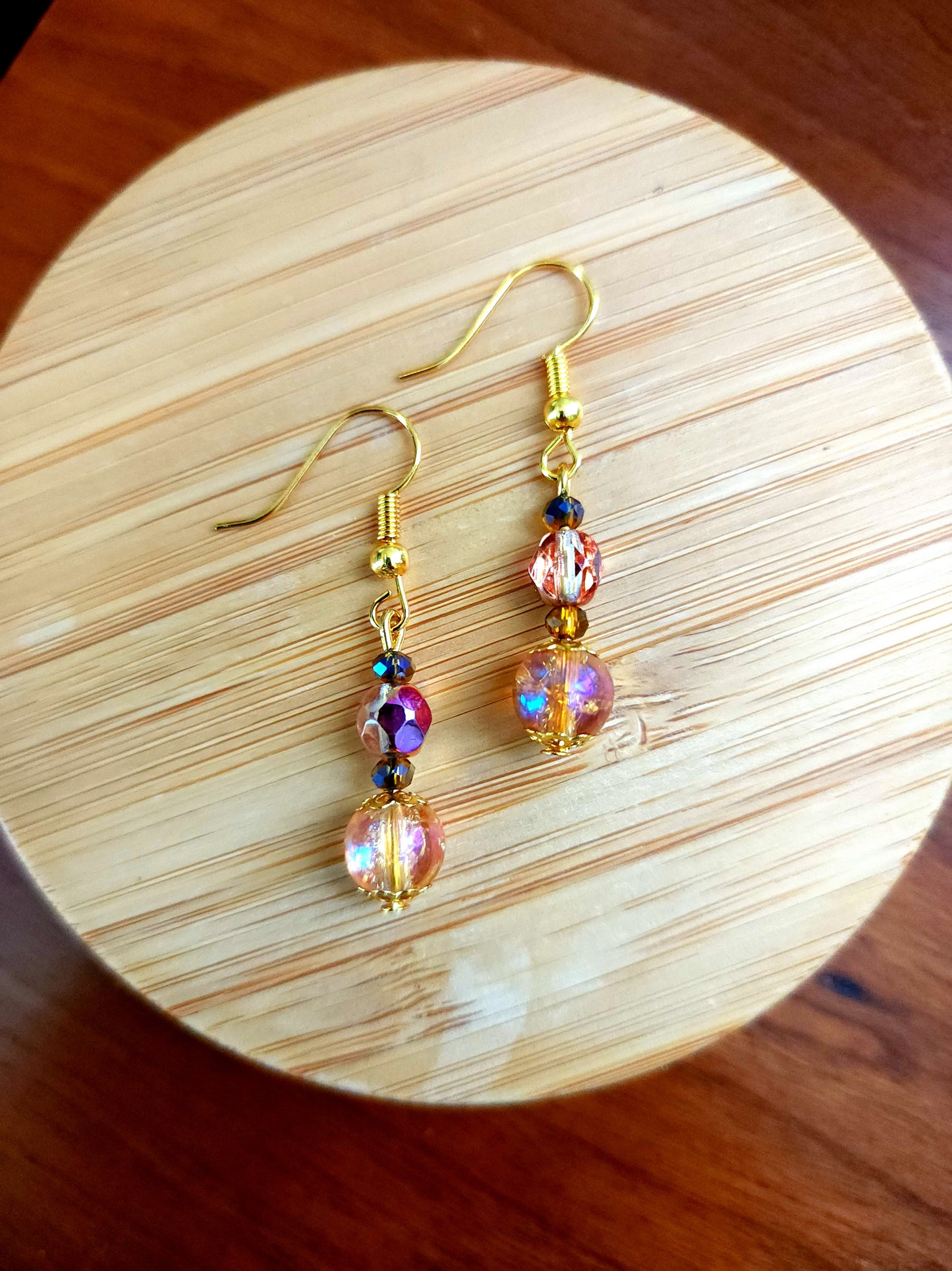 Pink Galaxy Earrings