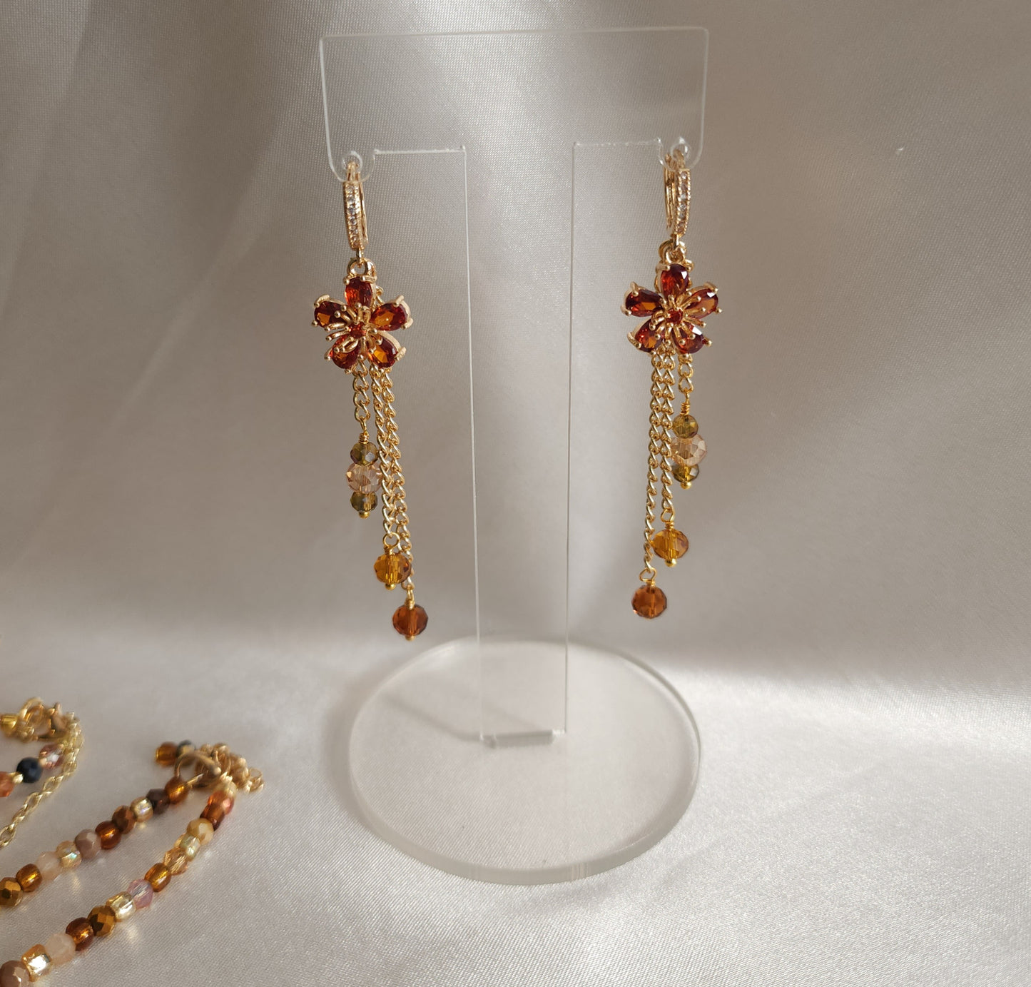 Crystal Blossom Earrings