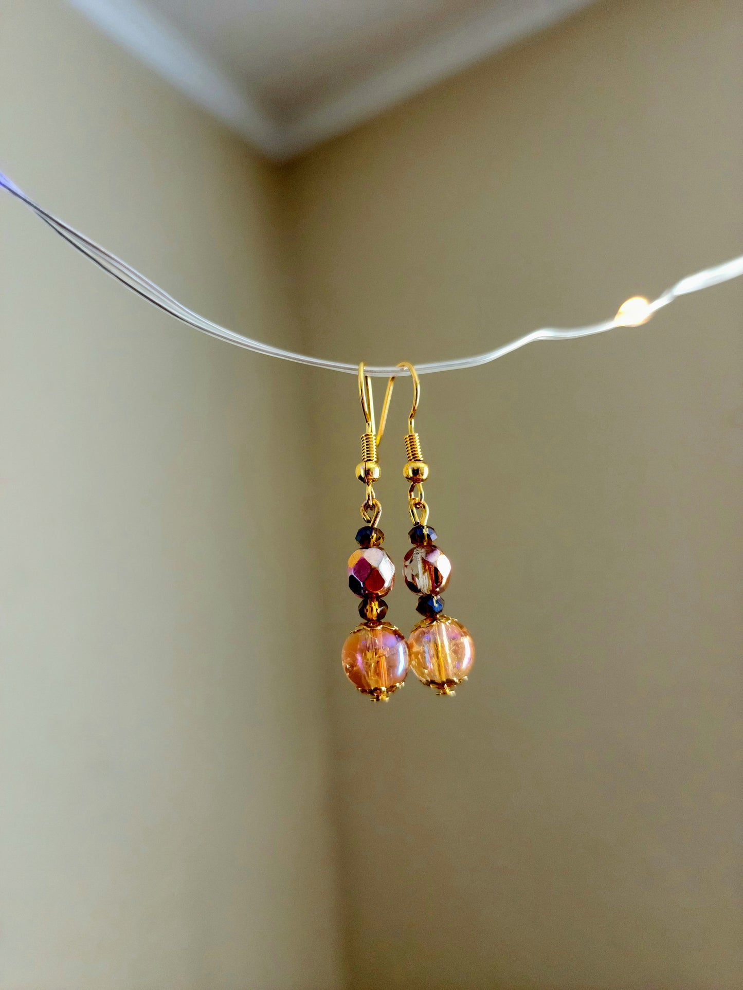 Pink Galaxy Earrings