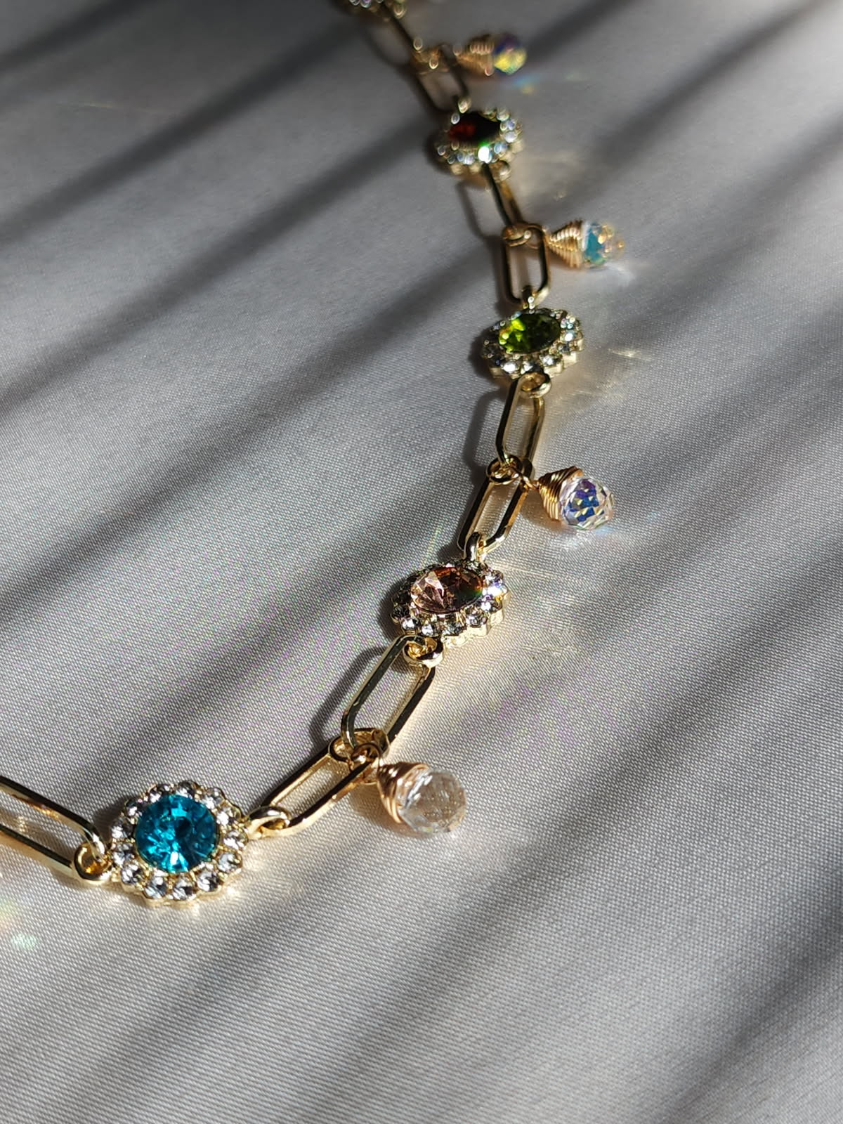 Starlight Confetti Charm Necklace