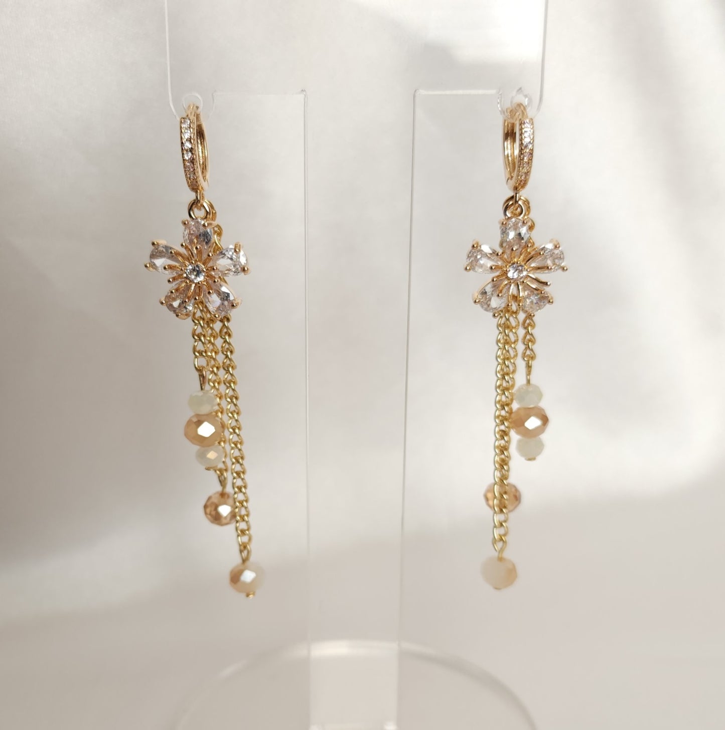 Crystal Blossom Earrings