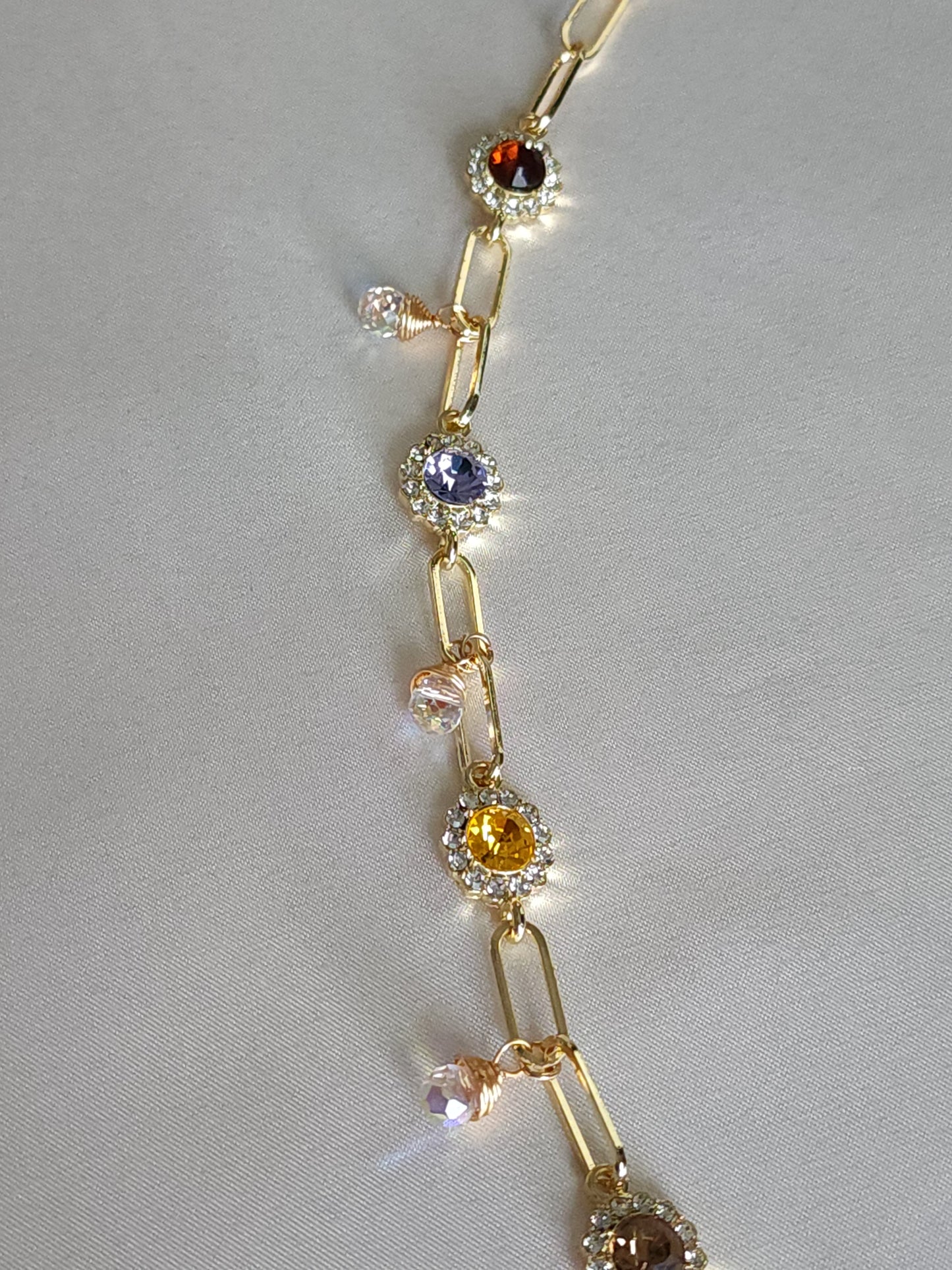Starlight Confetti Charm Necklace