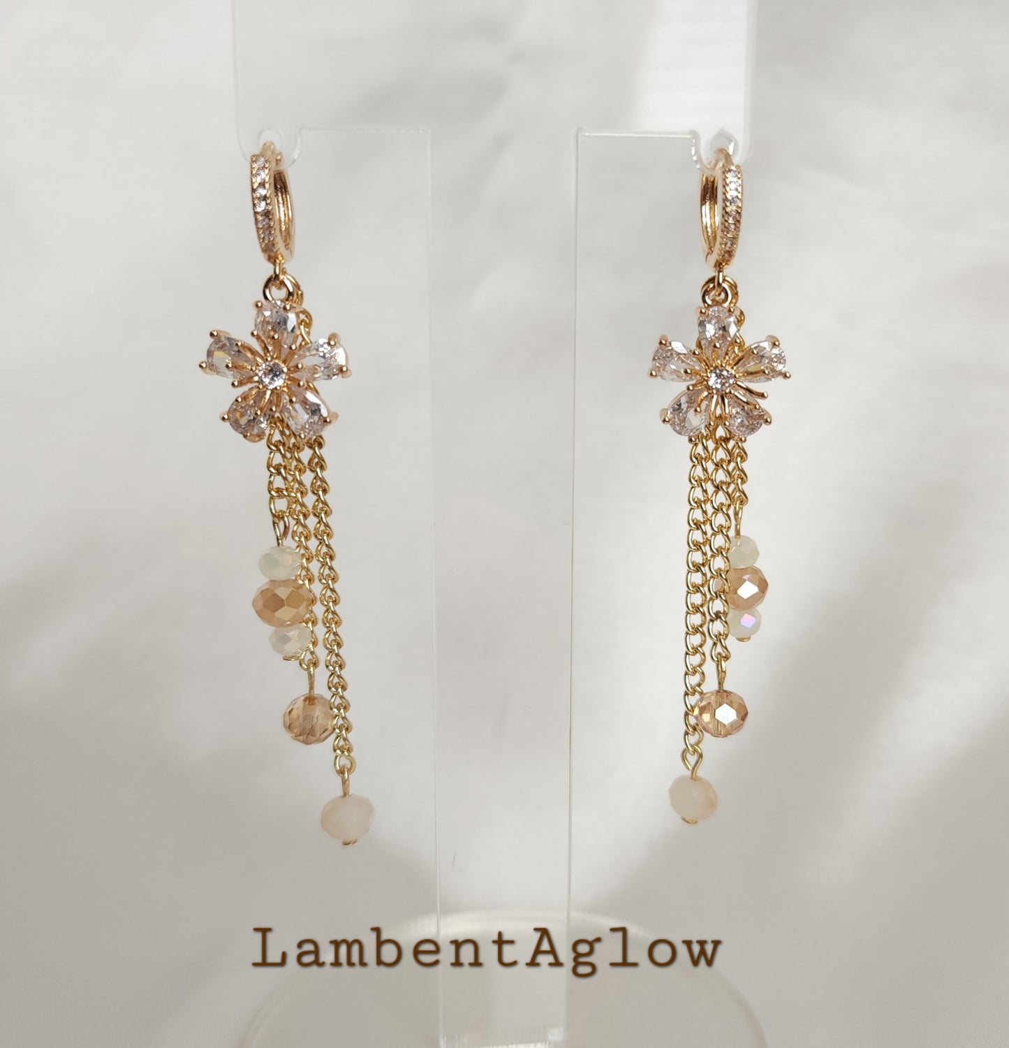 Crystal Blossom Earrings
