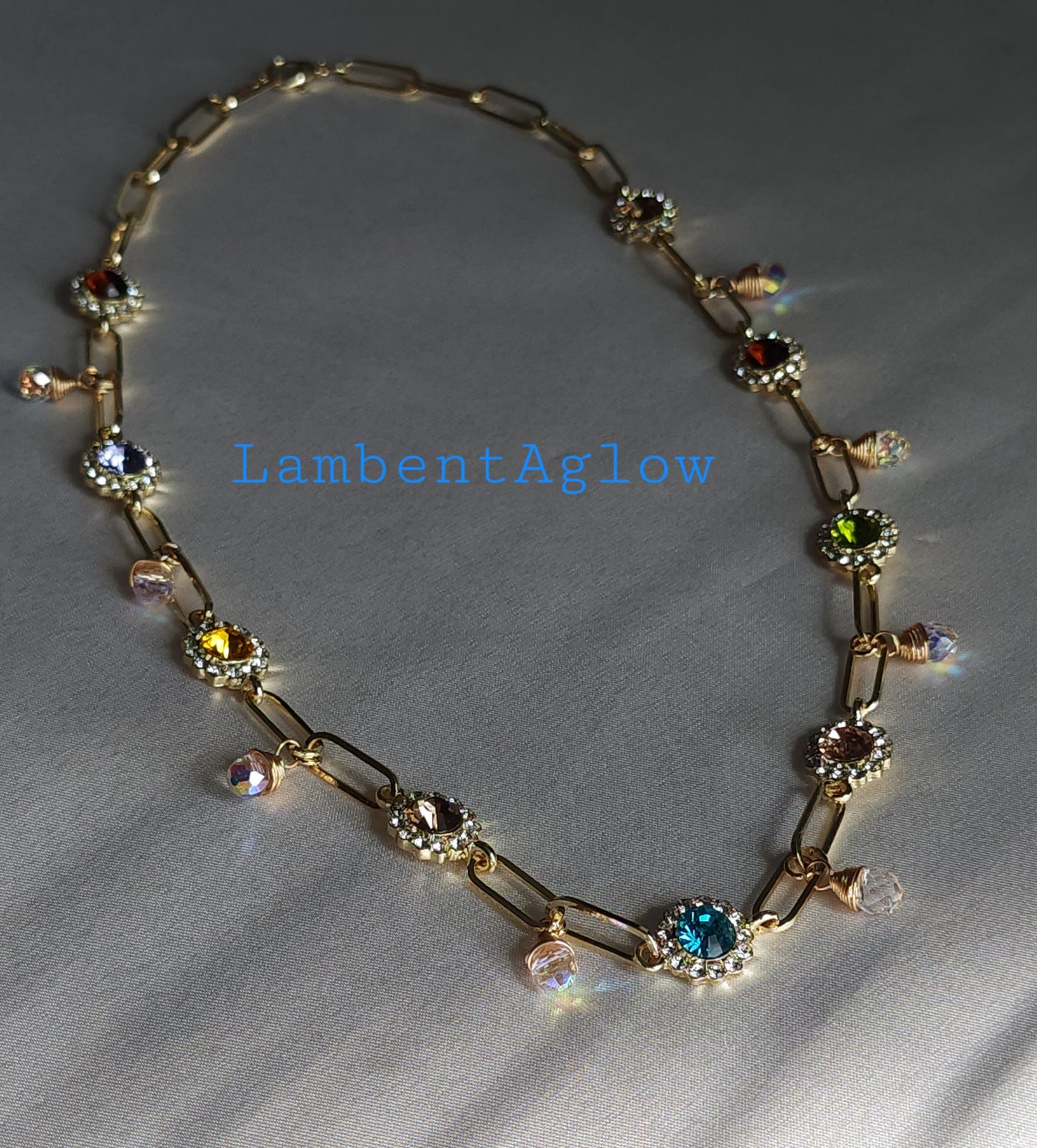 Starlight Confetti Charm Necklace