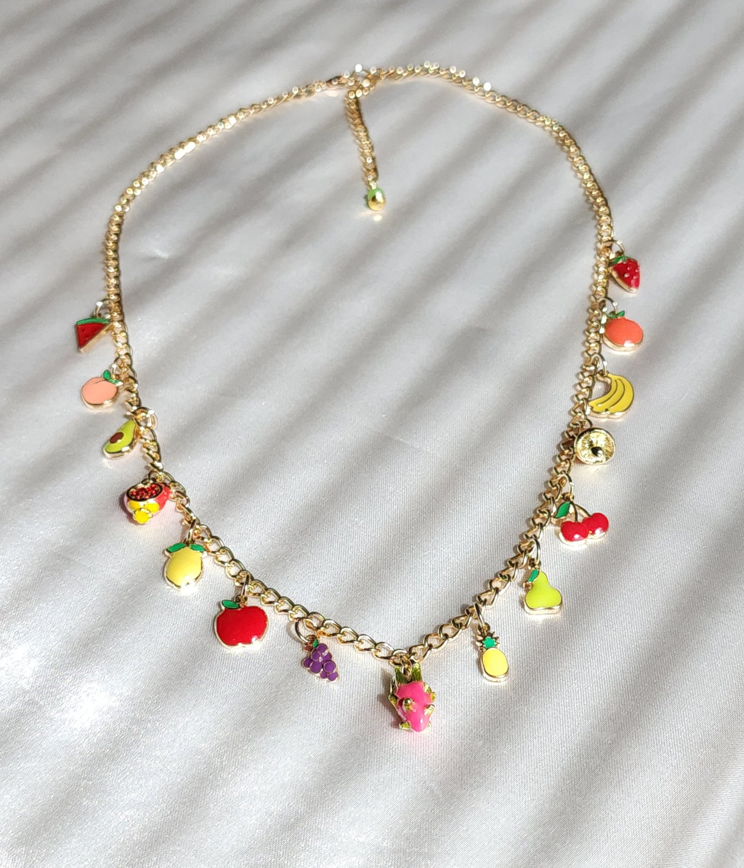 Fruit Charm Necklace