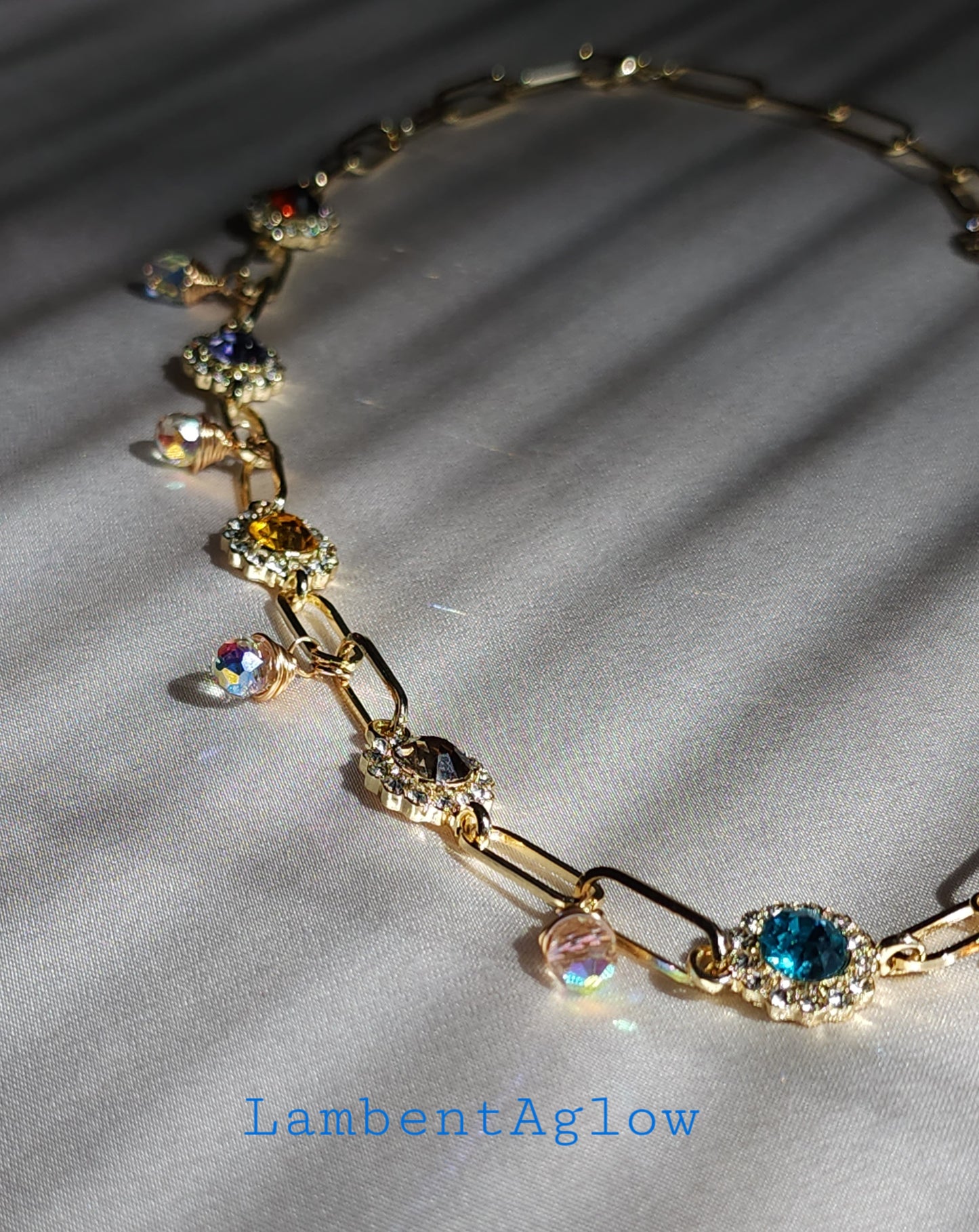 Starlight Confetti Charm Necklace