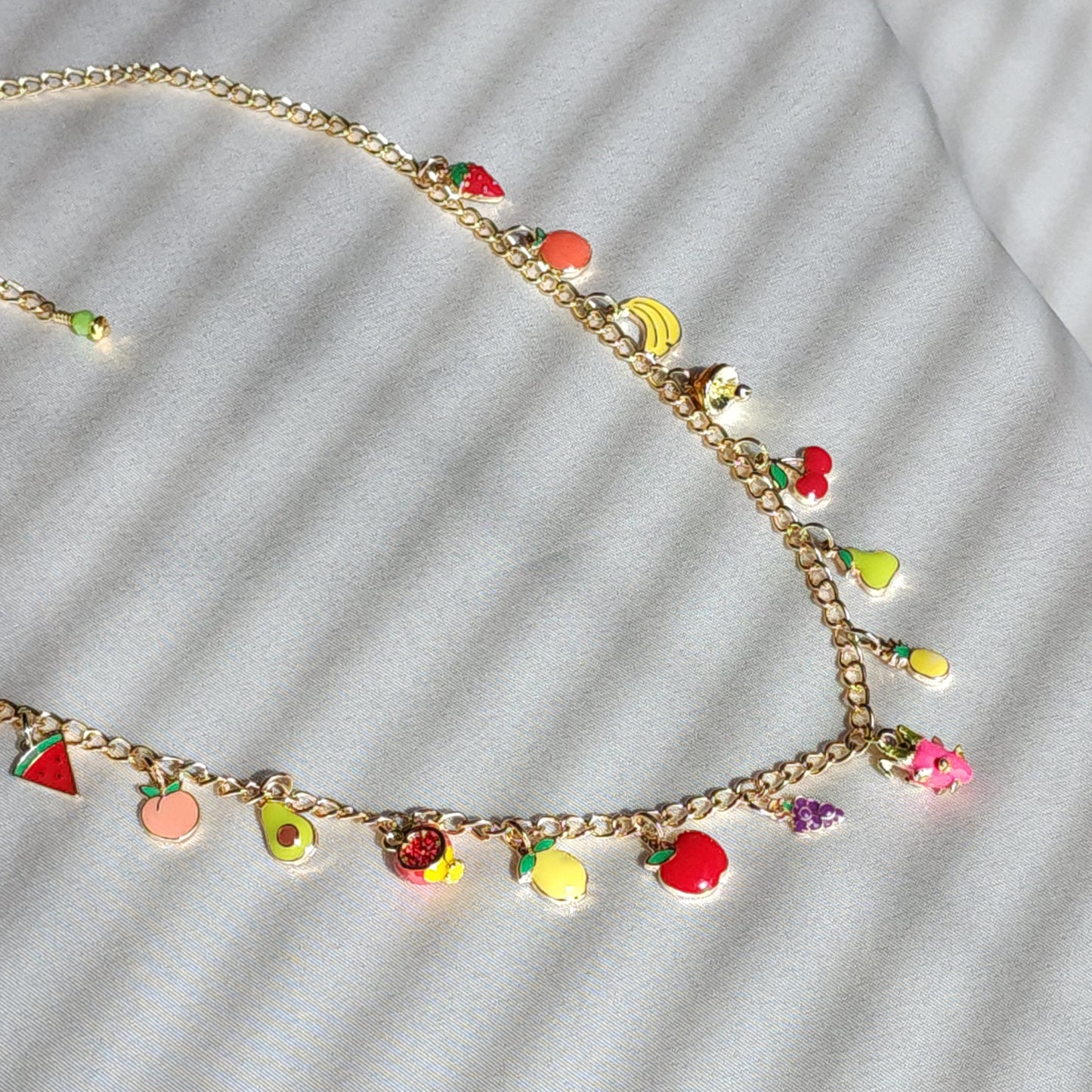Fruit Charm Necklace