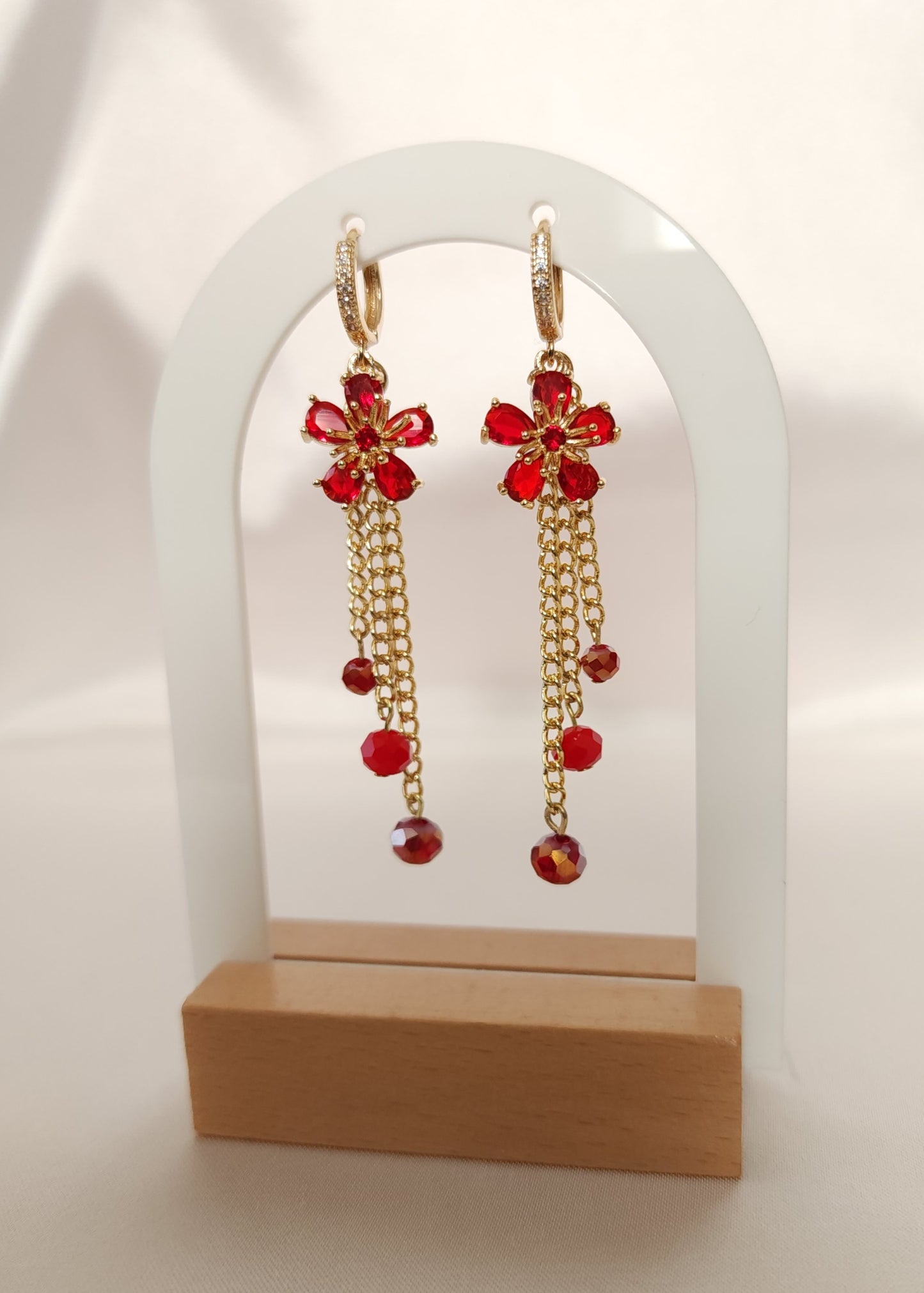 Crystal Blossom Earrings