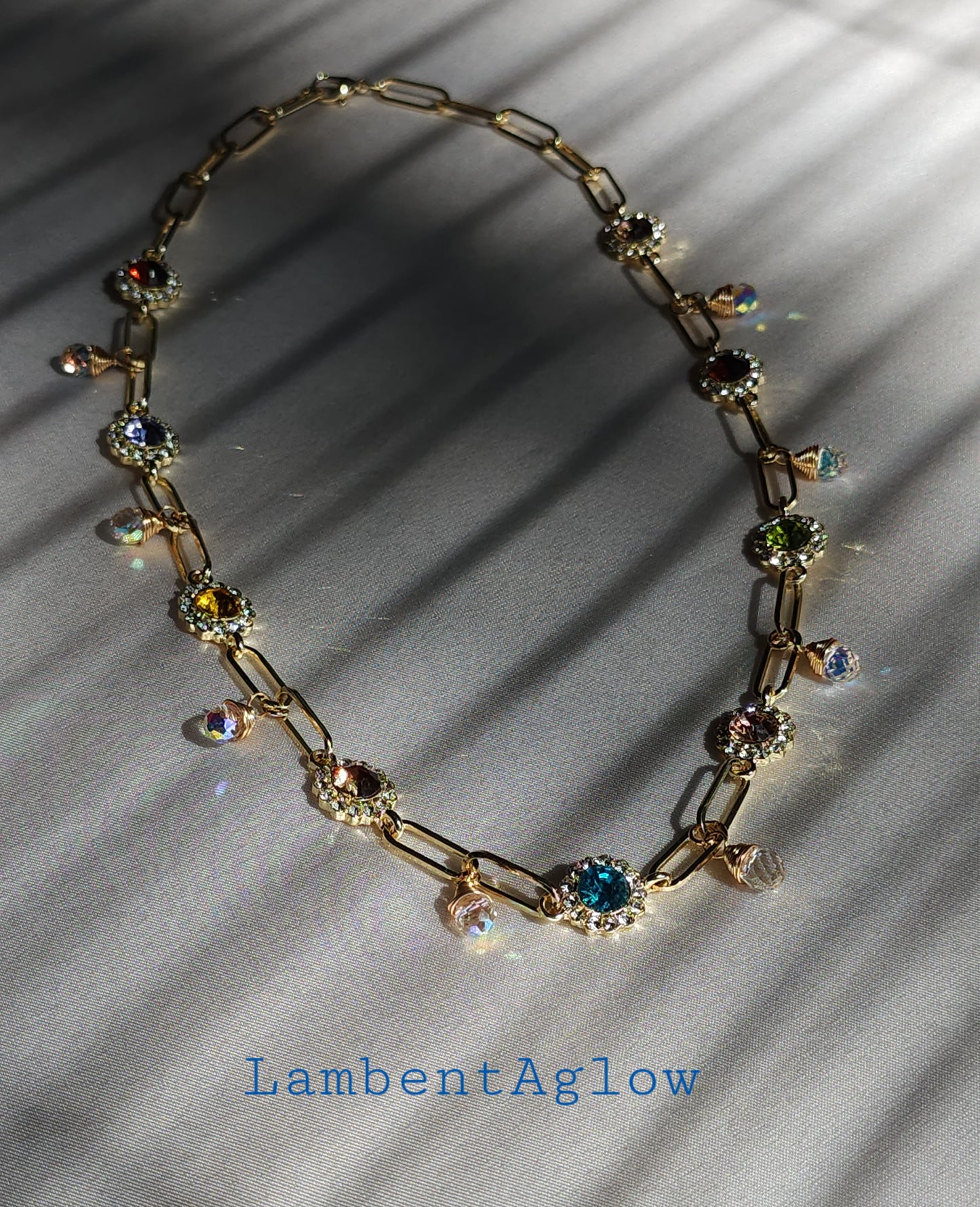 Starlight Confetti Charm Necklace