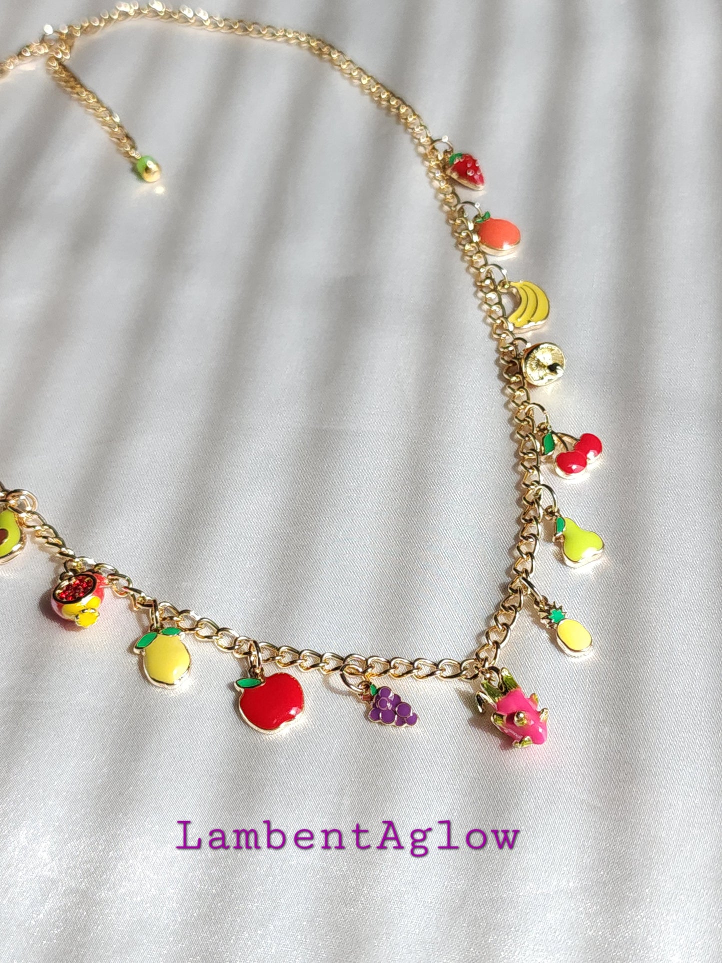 Fruit Charm Necklace