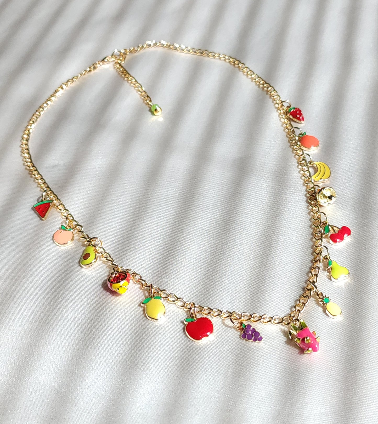 Fruit Charm Necklace