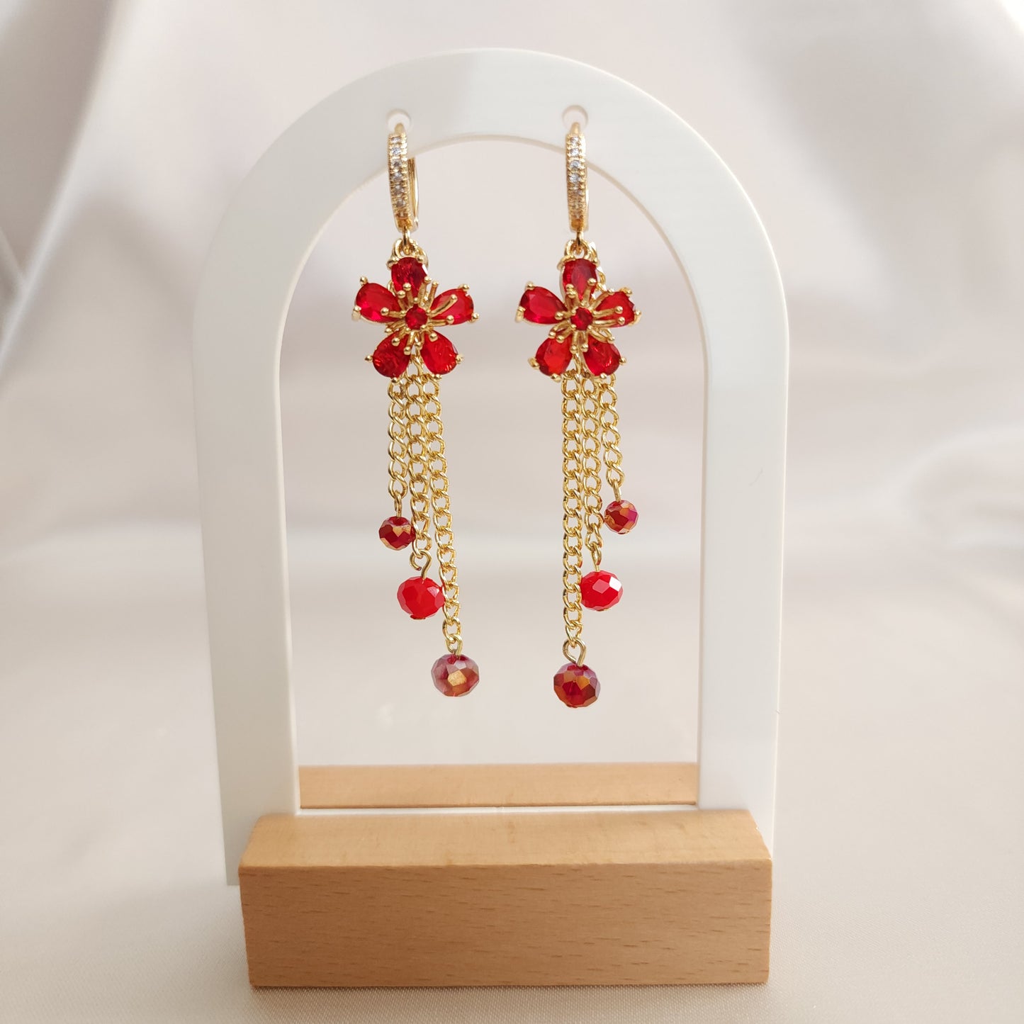 Crystal Blossom Earrings