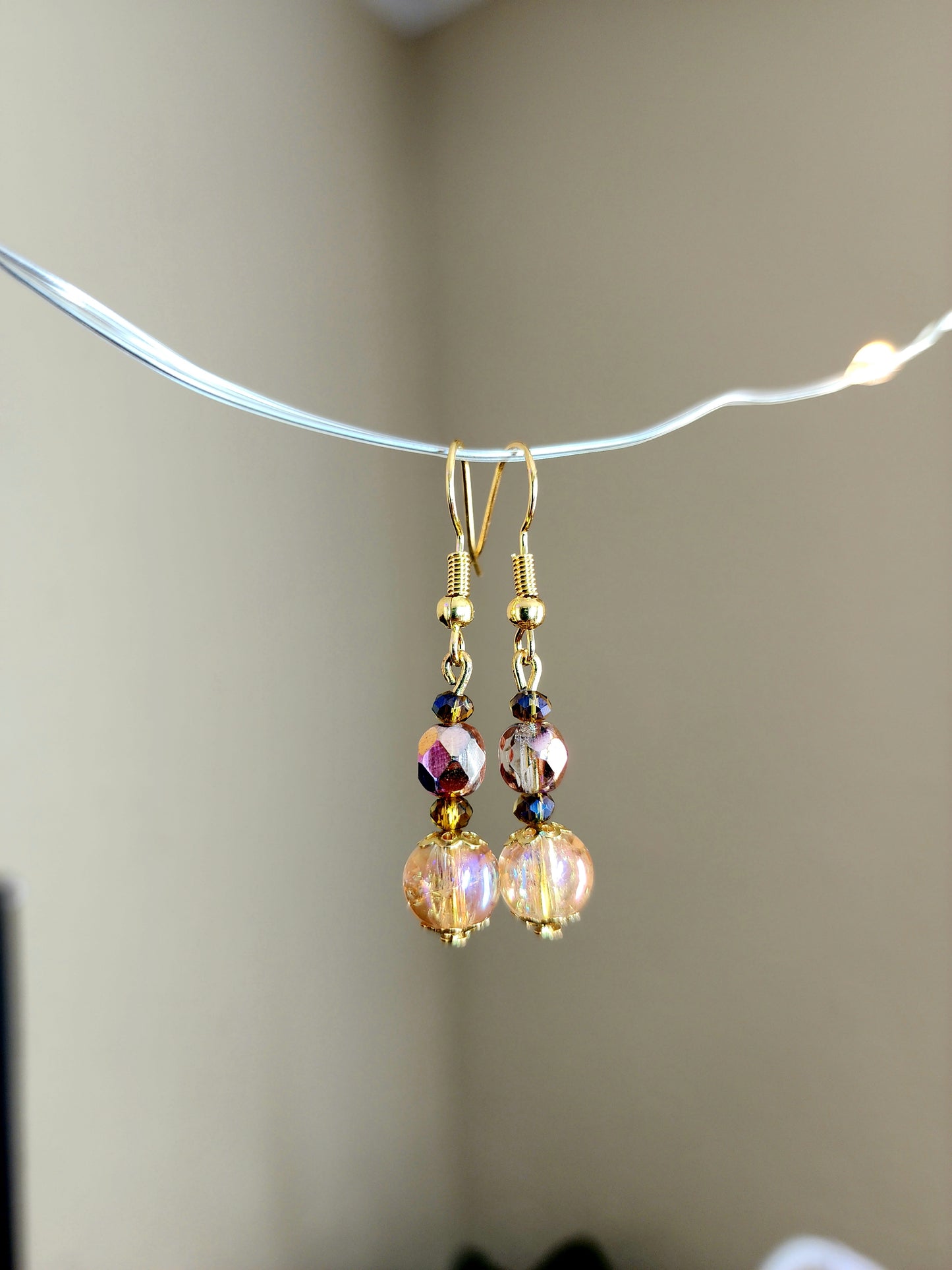 Pink Galaxy Earrings