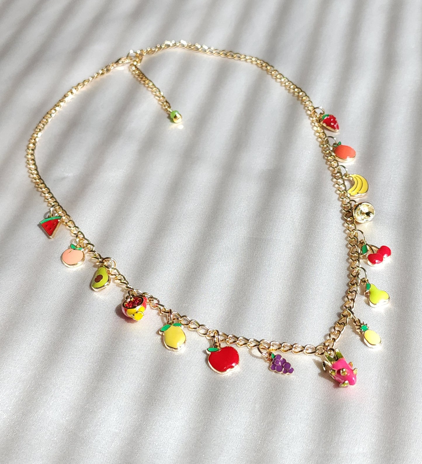 Fruit Charm Necklace