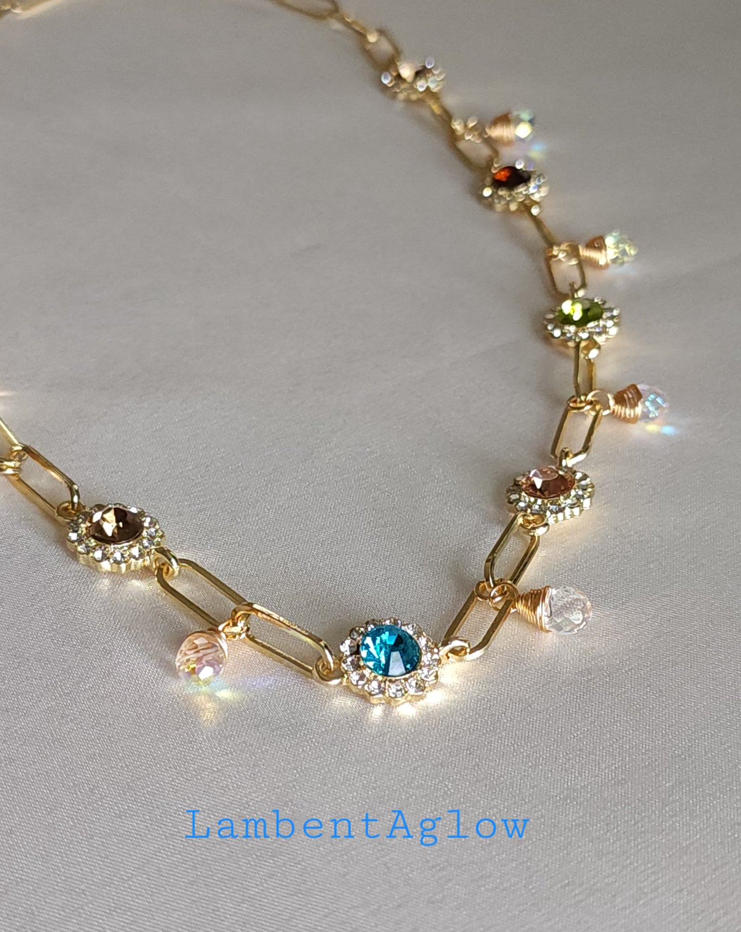 Starlight Confetti Charm Necklace