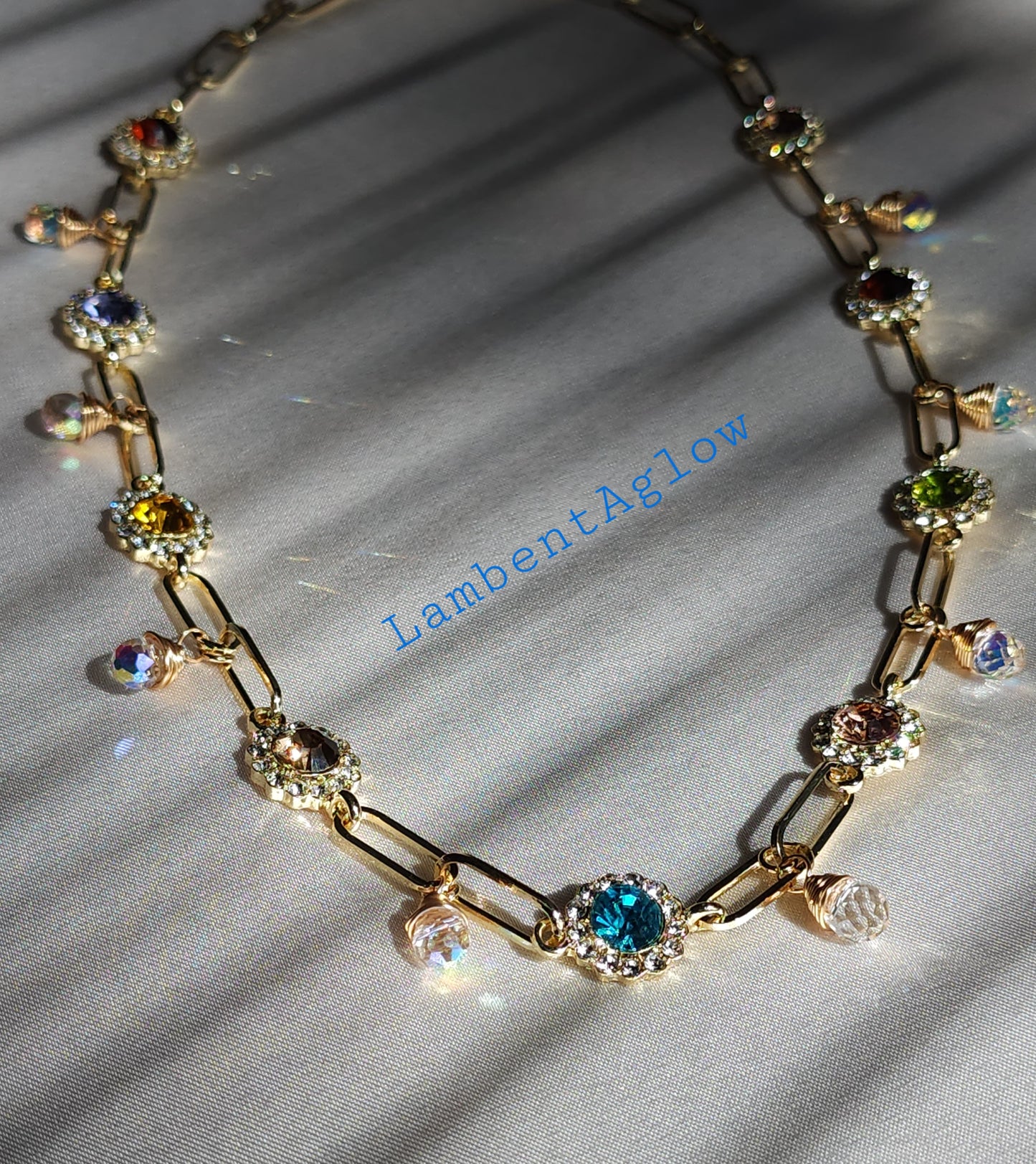 Starlight Confetti Charm Necklace