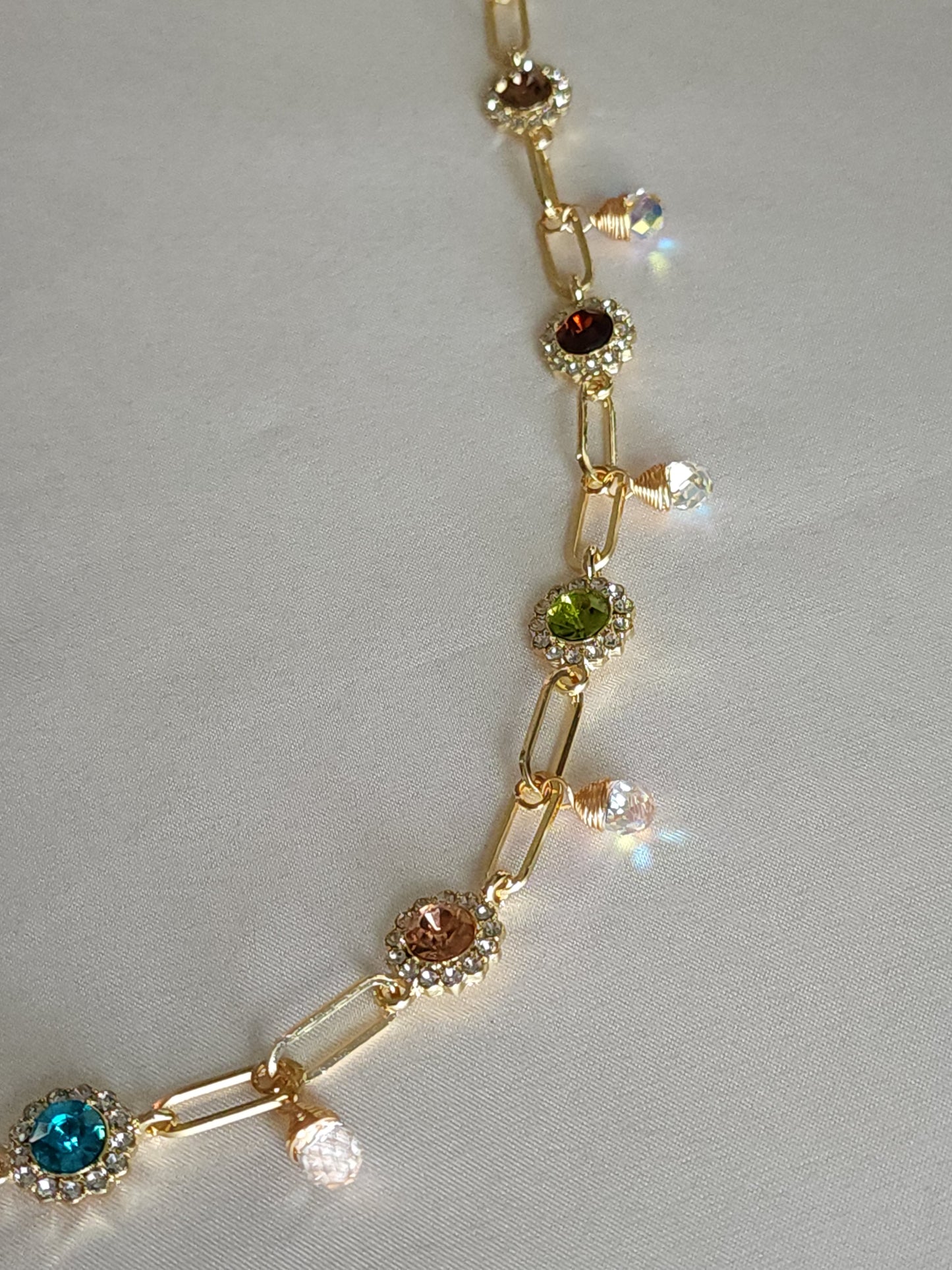 Starlight Confetti Charm Necklace