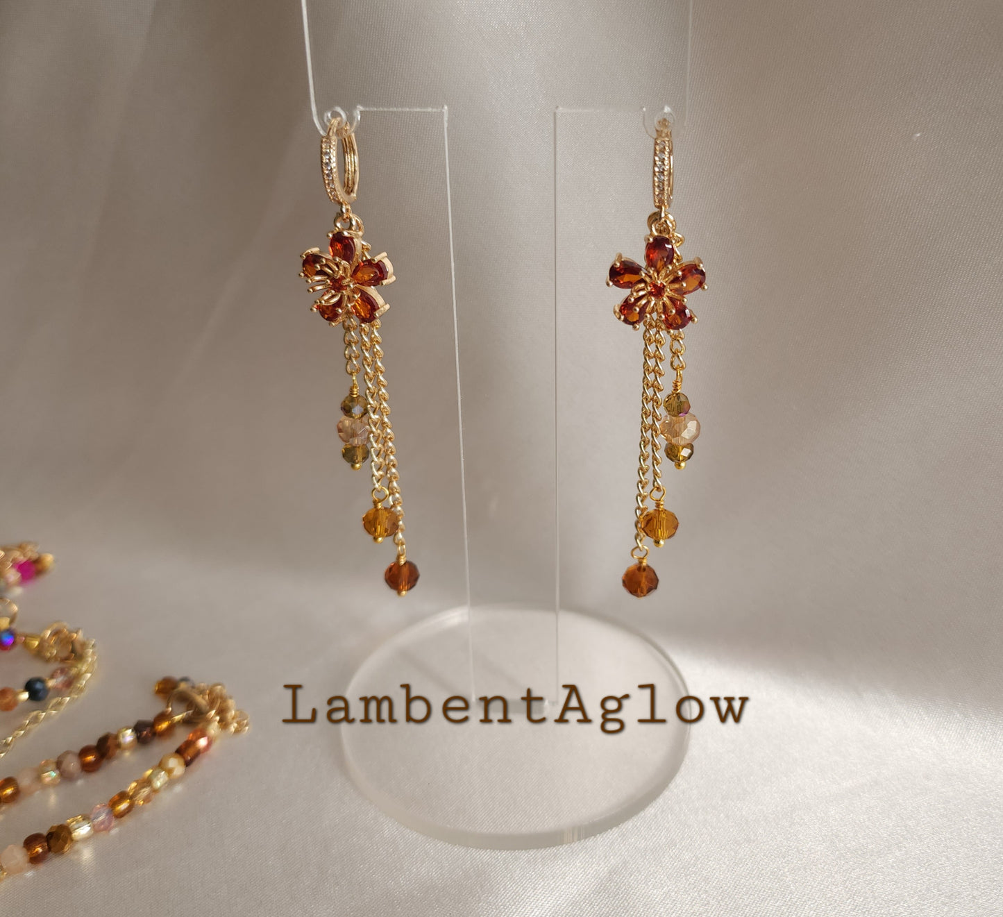 Crystal Blossom Earrings