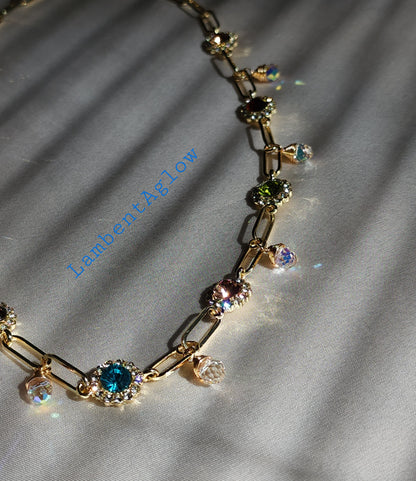 Starlight Confetti Charm Necklace