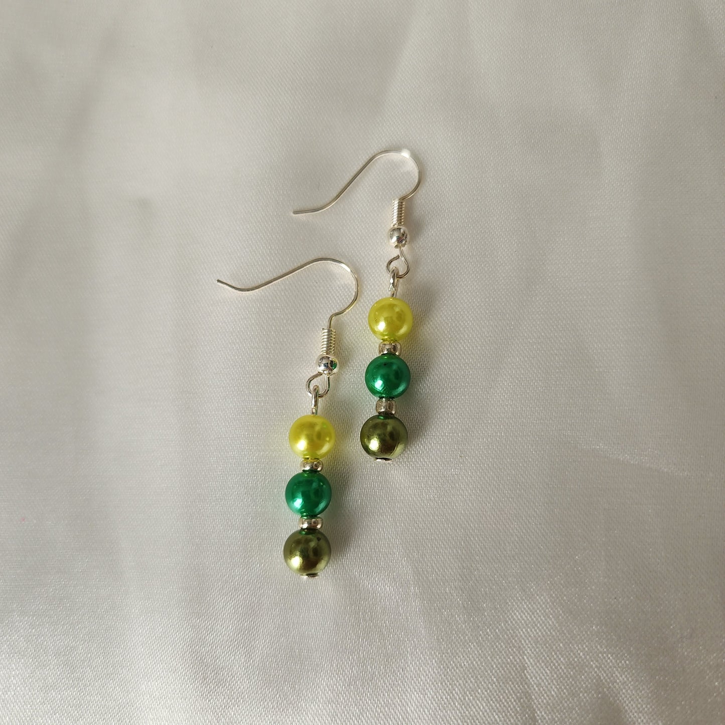 Green Pearl Earrings