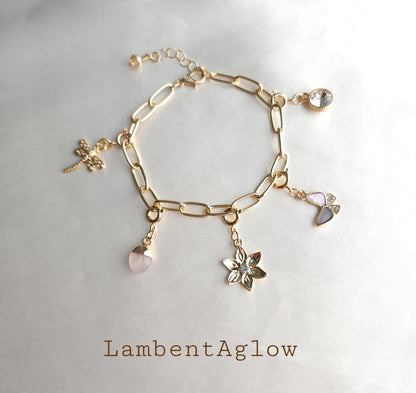 Hope & Bloom Charm Bracelet