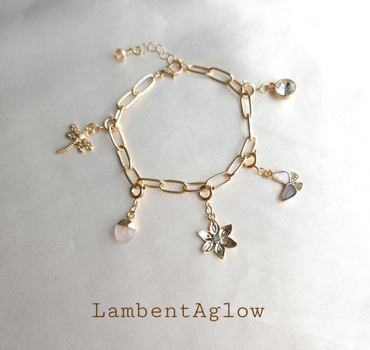 Hope & Bloom Charm Bracelet