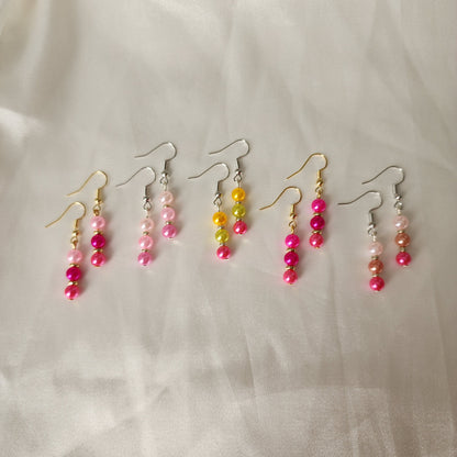 Pink Pearl Earrings