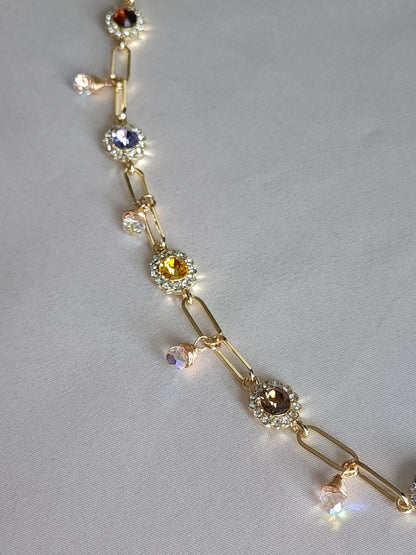 Starlight Confetti Charm Necklace