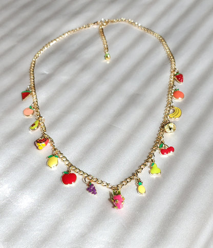 Fruit Charm Necklace