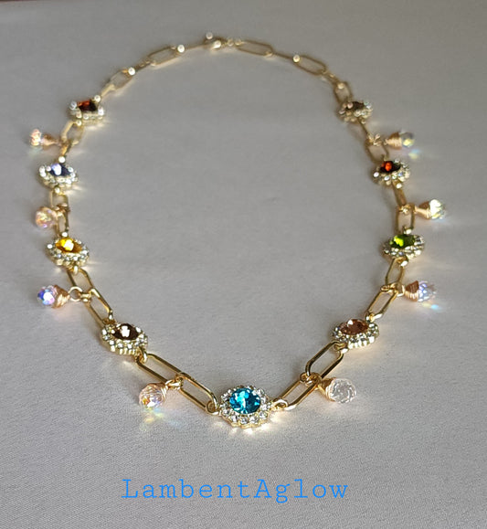 Starlight Confetti Charm Necklace
