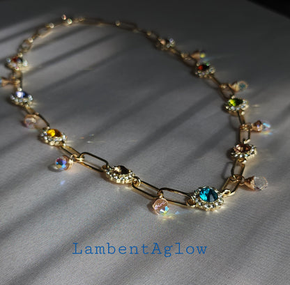 Starlight Confetti Charm Necklace