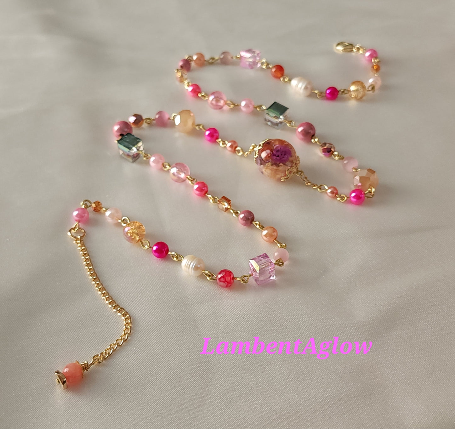 Pink Enchantment Necklace 💐