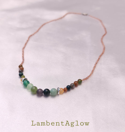Colorful Agate Necklace