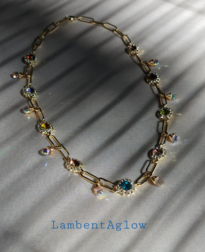 Starlight Confetti Charm Necklace