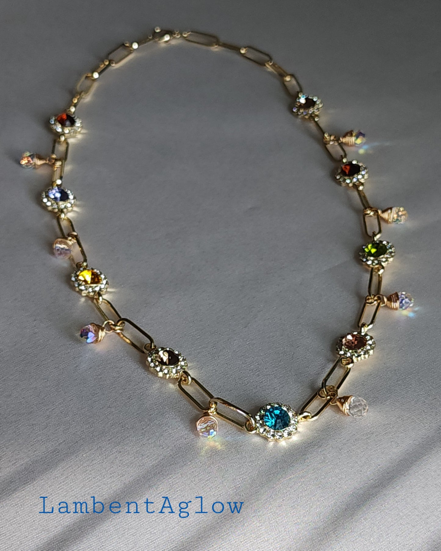 Starlight Confetti Charm Necklace