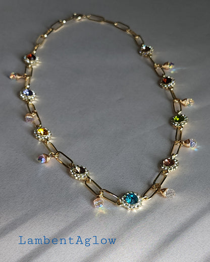 Starlight Confetti Charm Necklace