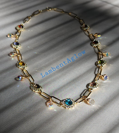 Starlight Confetti Charm Necklace