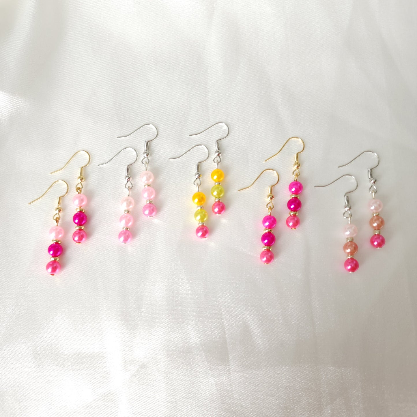 Pink Pearl Earrings