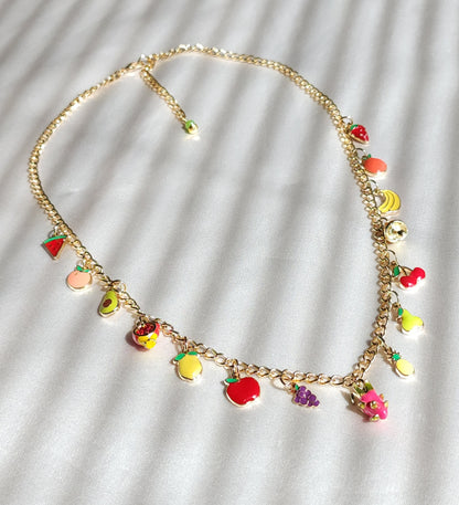 Fruit Charm Necklace
