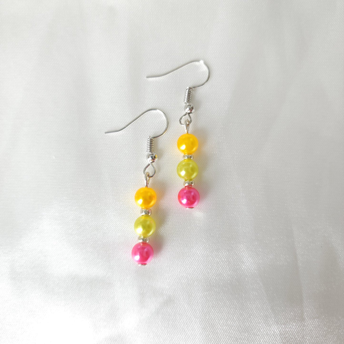 Pink Pearl Earrings