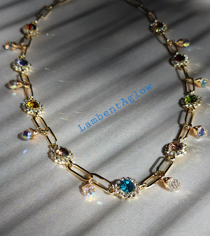 Starlight Confetti Charm Necklace