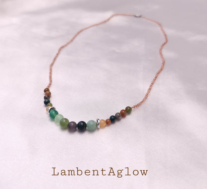 Colorful Agate Necklace
