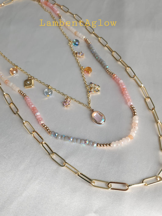 Opaline Mirage Charm Necklace